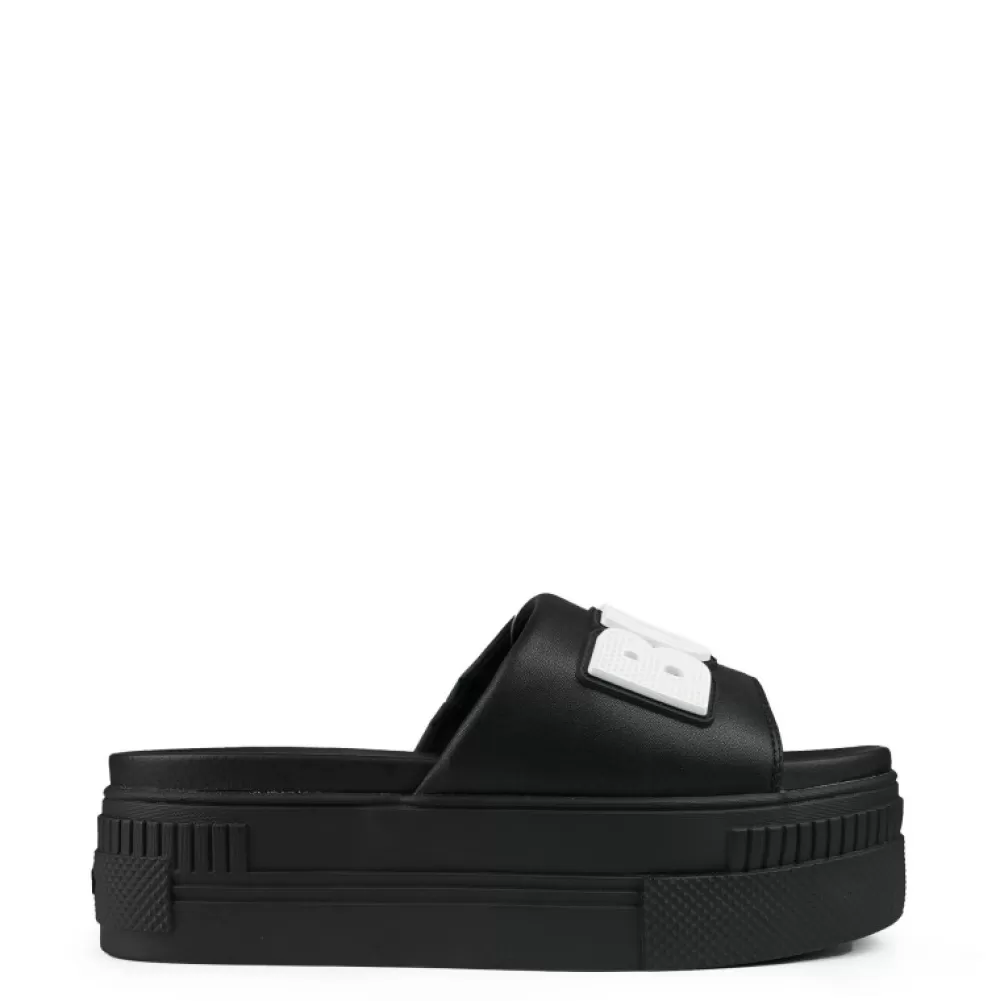 Buffalo Flip Flops< Paired Sld Vegan Black