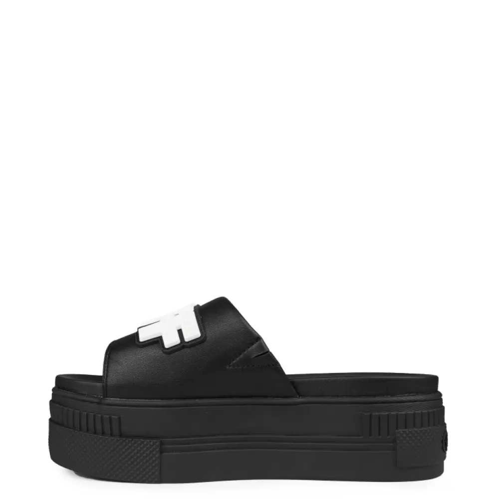 Buffalo Flip Flops< Paired Sld Vegan Black