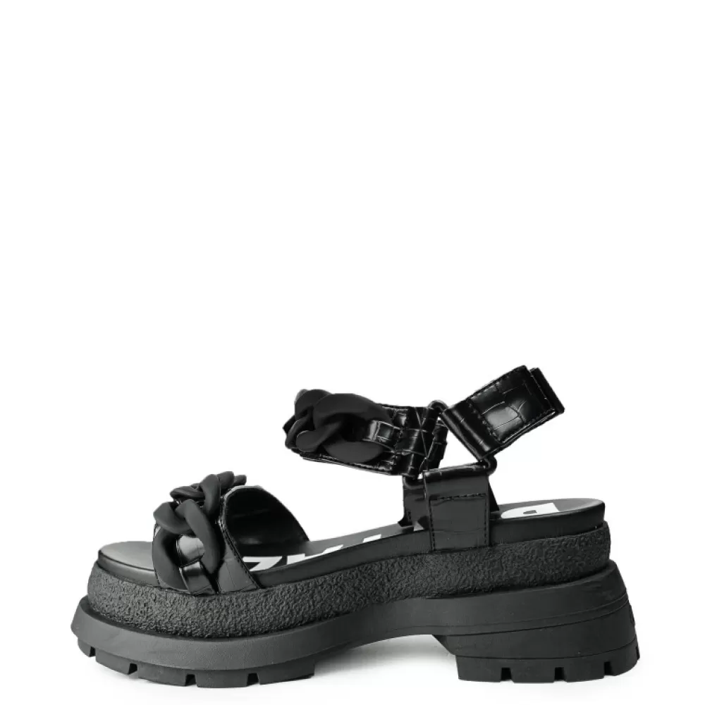 Buffalo Platform Shoes< Rude Chain Vegan Black