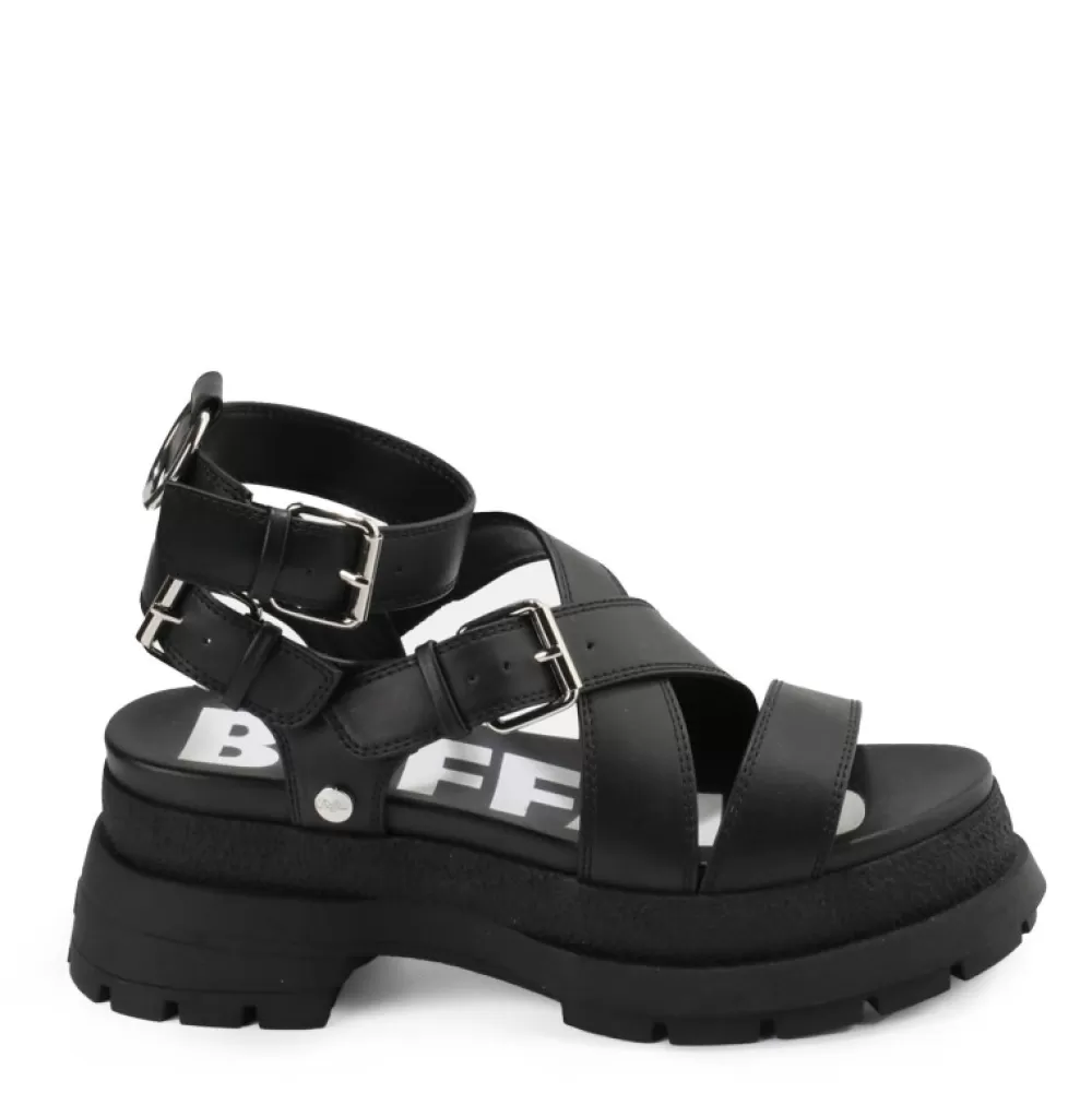 Buffalo Sandals< Rude Up Vegan Black