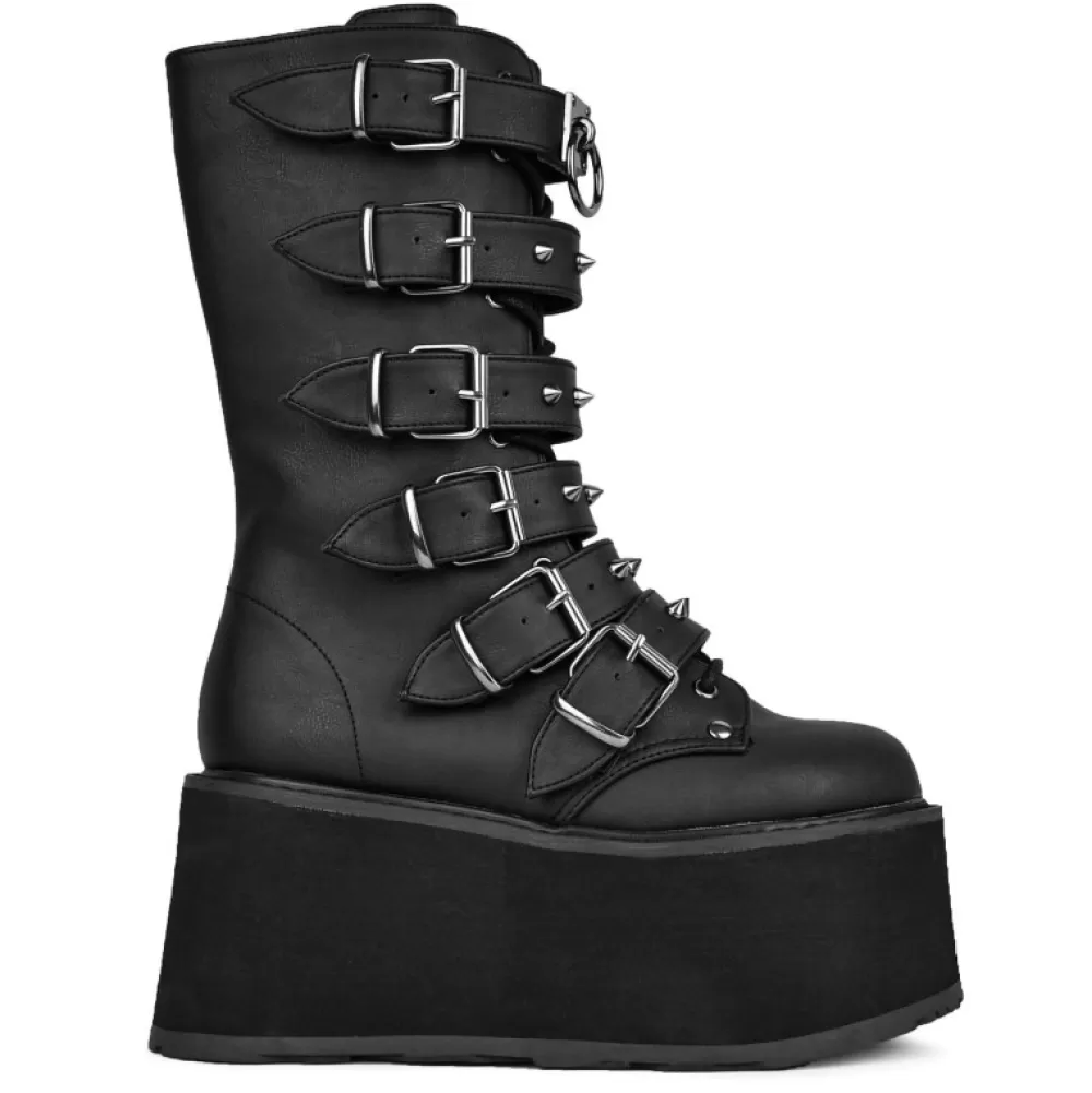 DemoniaCult Platform Shoes< Damned-225 Black