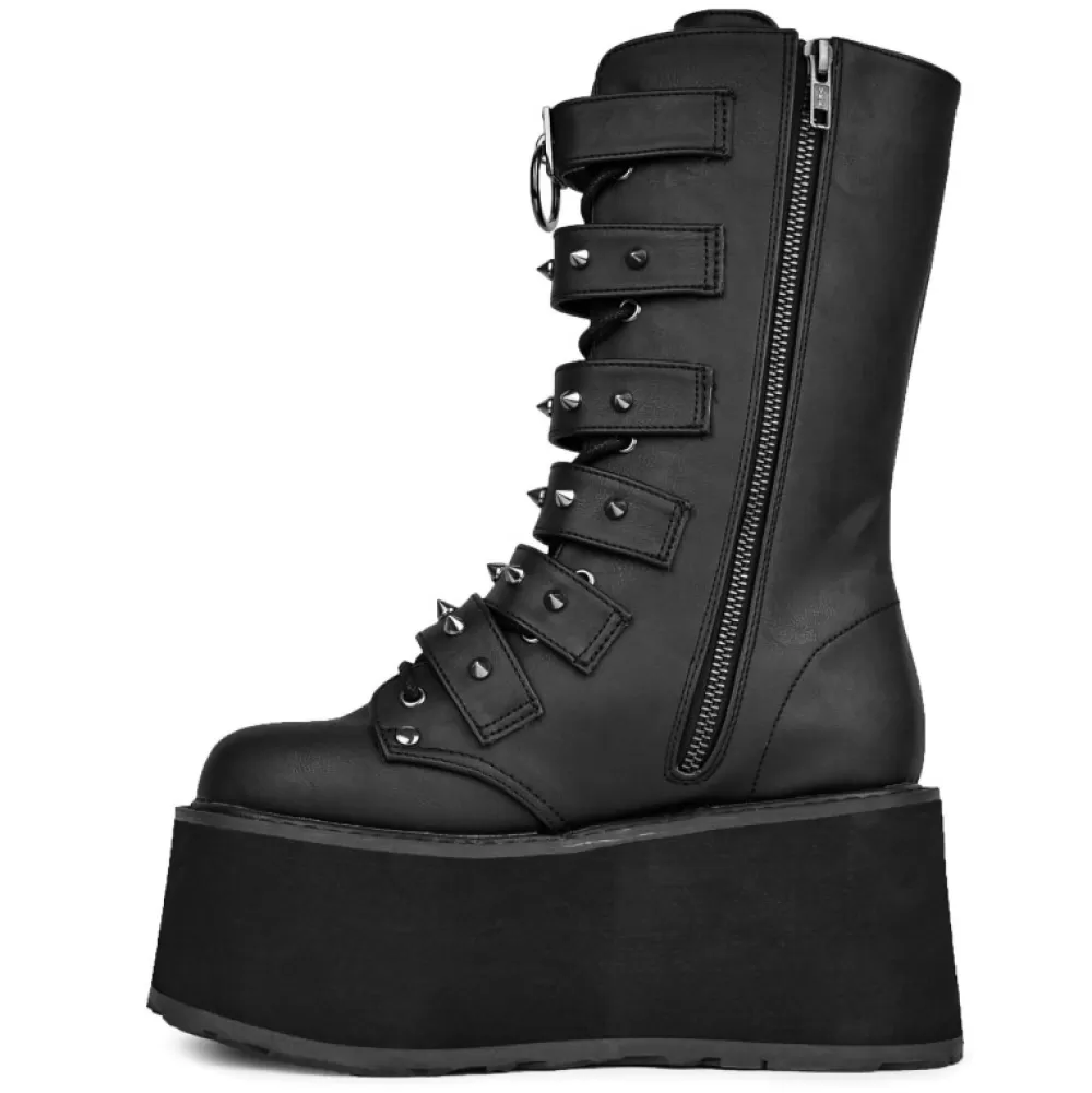 DemoniaCult Platform Shoes< Damned-225 Black