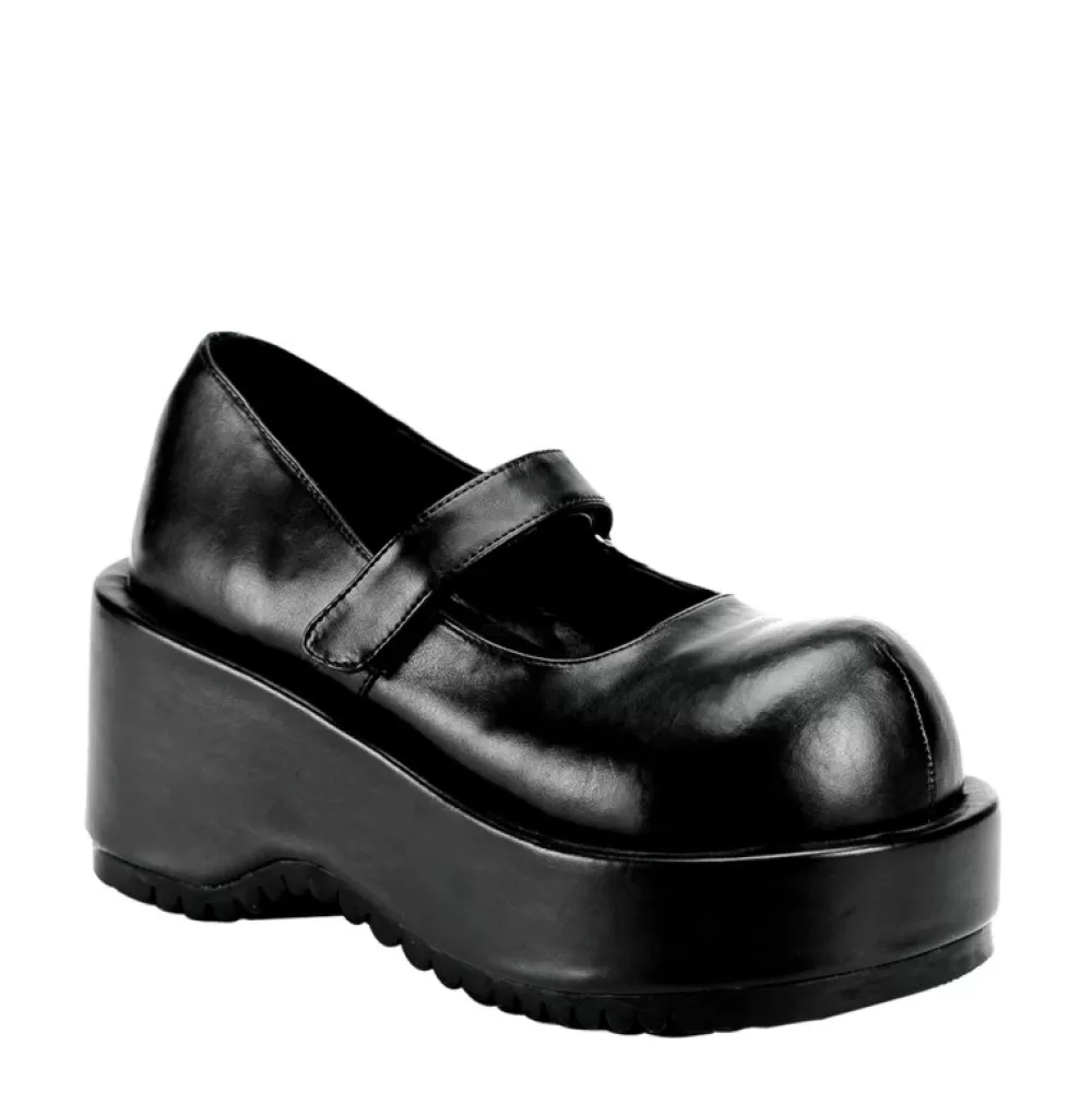 DemoniaCult Platform Shoes< Dollie-01 Black