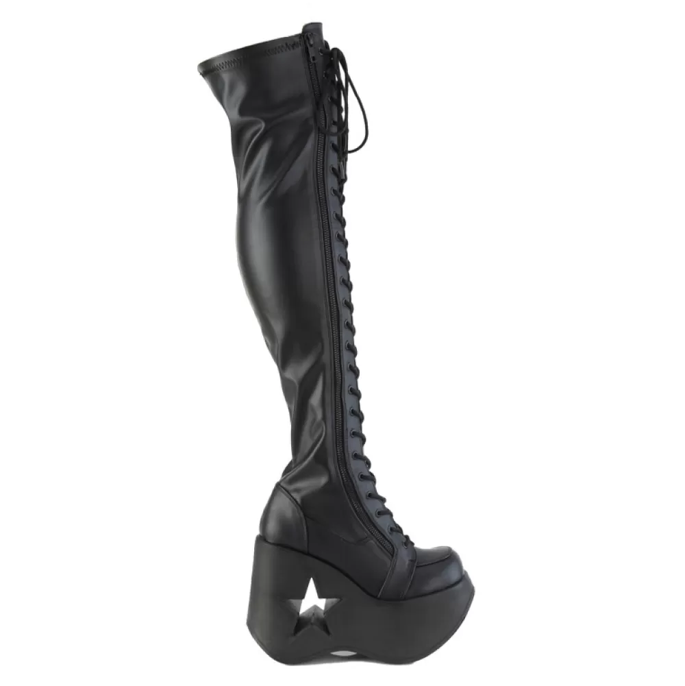 DemoniaCult Platform Shoes< Dynamite-300 Black