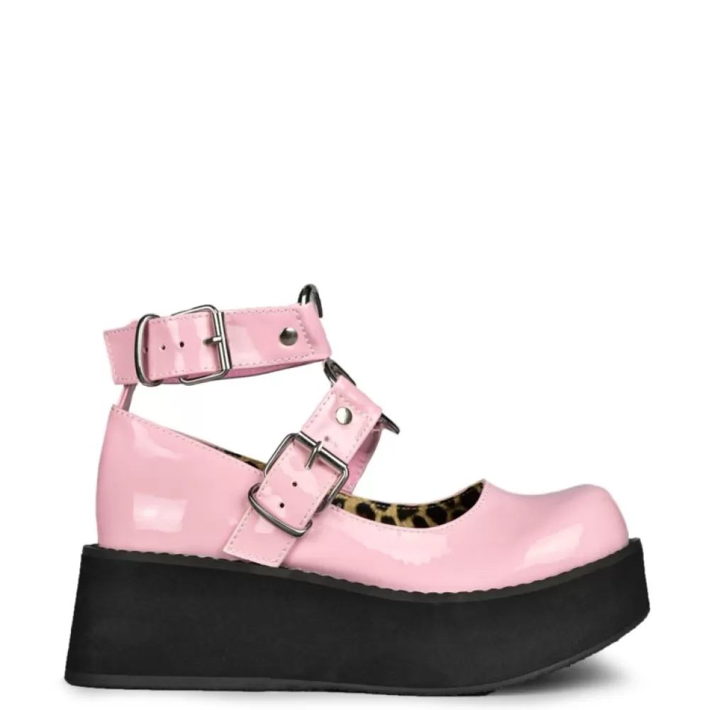 DemoniaCult Platform Shoes< Sprite-02 Pink