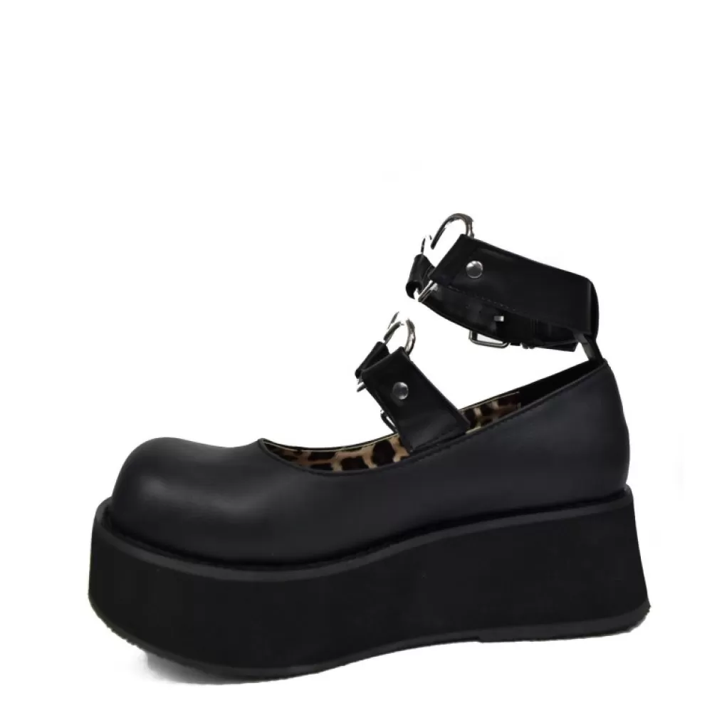 DemoniaCult Platform Shoes< Sprite-02 Black