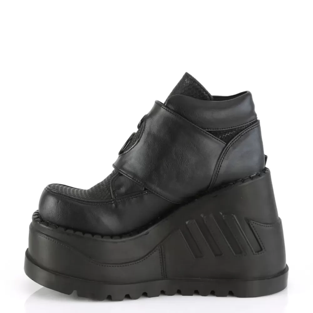 DemoniaCult Platform Shoes< Stomp-15 Black