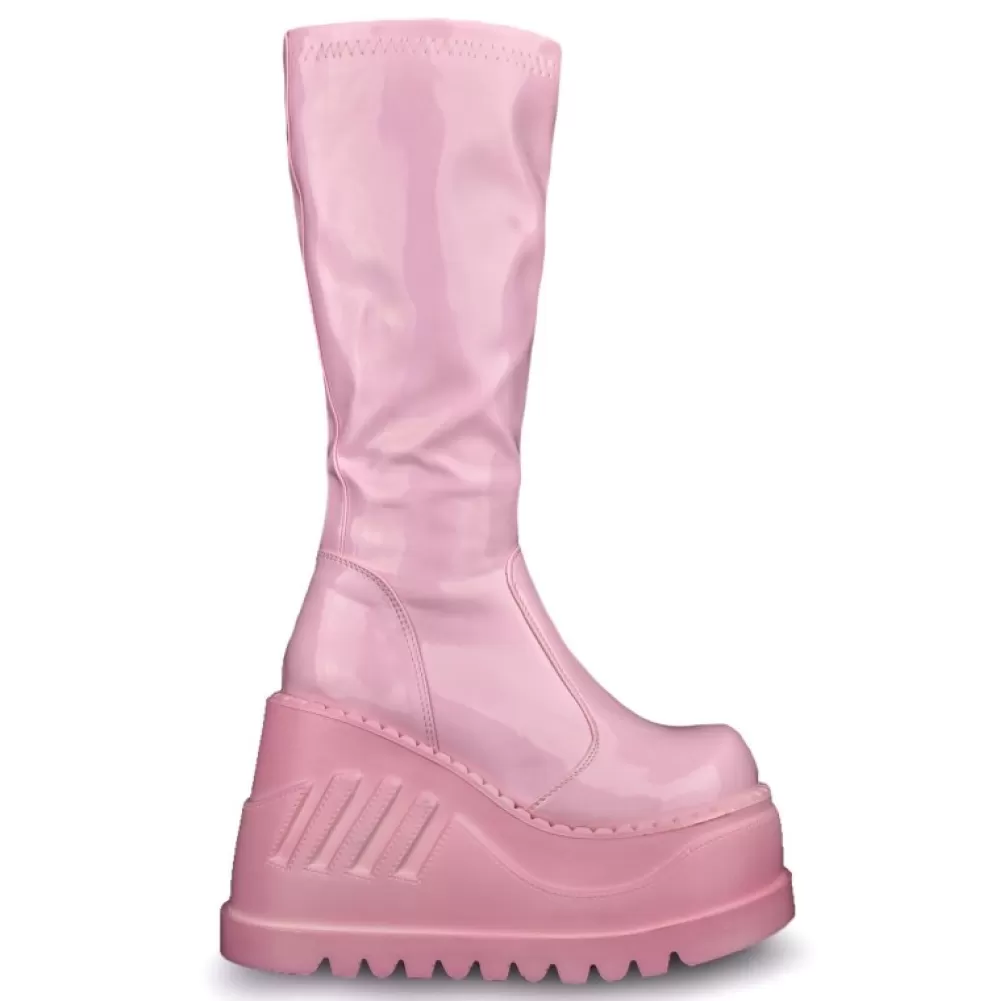 DemoniaCult Platform Shoes< Stomp-200 Pink