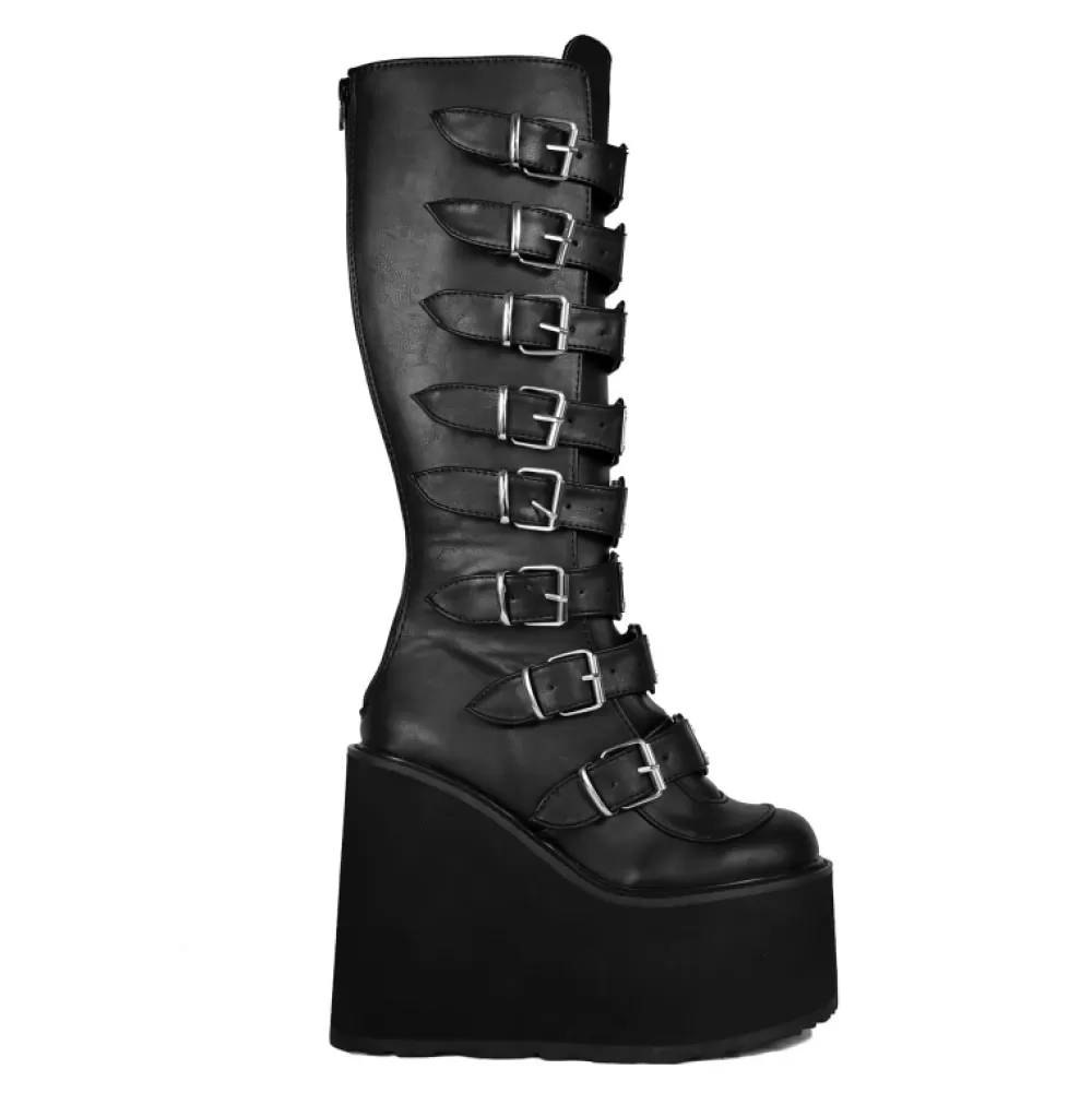 DemoniaCult Platform Shoes< Swing-815 Black