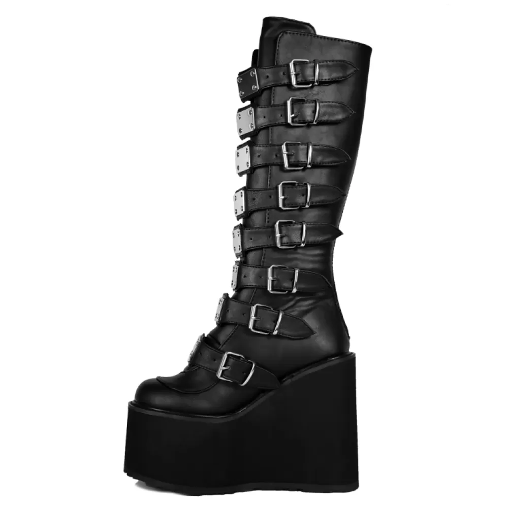 DemoniaCult Platform Shoes< Swing-815 Black