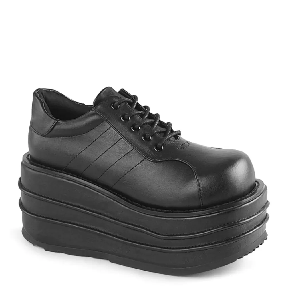 DemoniaCult Platform Shoes< Tempo-08 Black