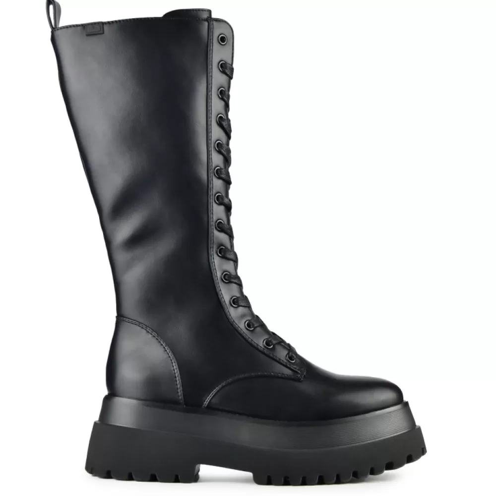 EMMSHU Knee-High Boots< Deisi Black