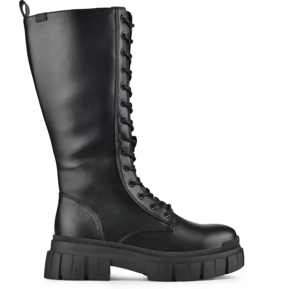 EMMSHU Knee-High Boots< Tara Black