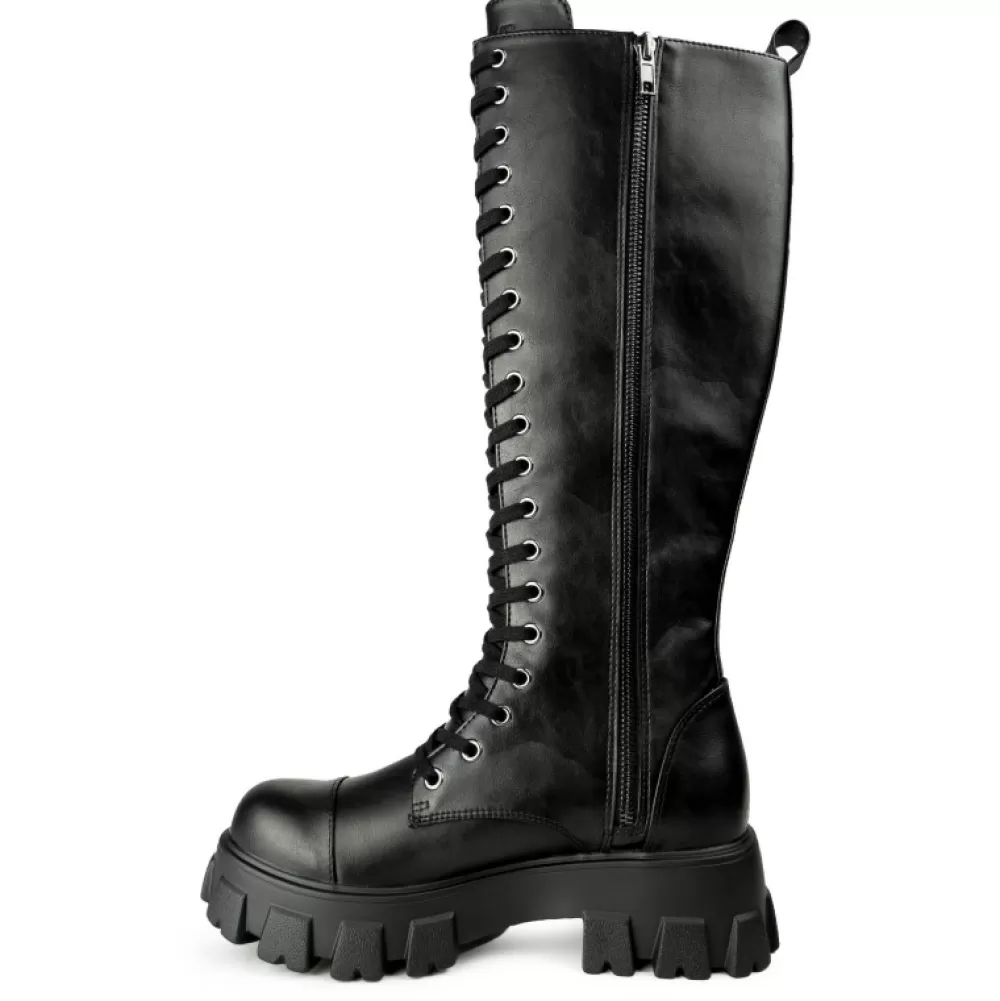 Killstar Boots< Aella Chunky Boots Black