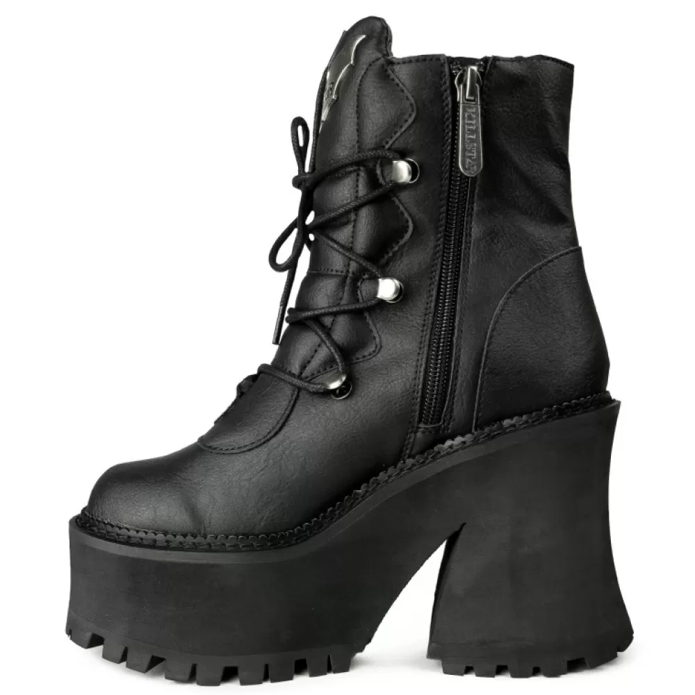 Killstar Platform Shoes< Coffin Sleep Boots Black