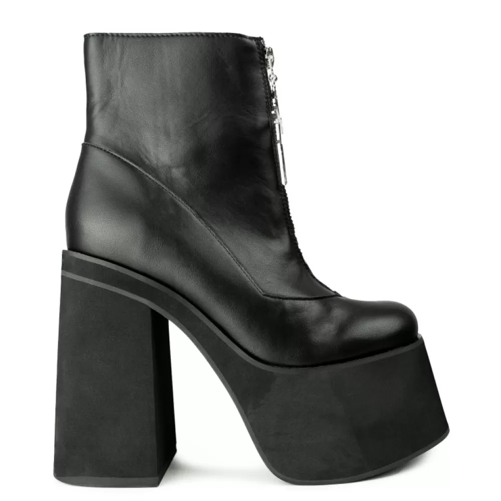 Killstar Platform Shoes< Crossing Over Boots Black