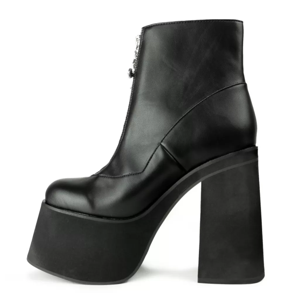 Killstar Platform Shoes< Crossing Over Boots Black