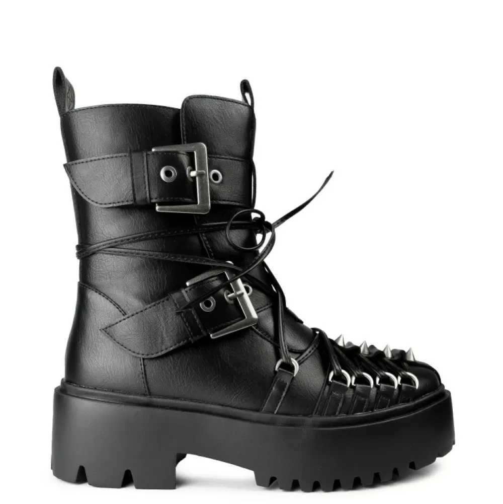 Killstar Boots< Disaster Boots Black