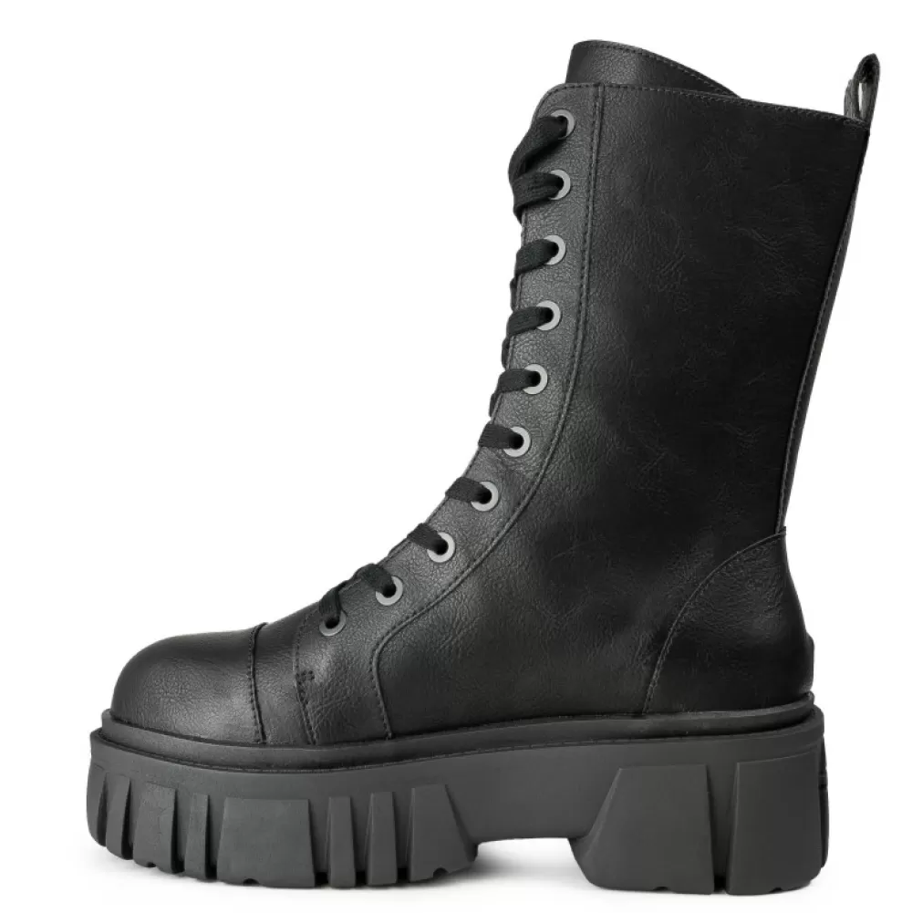 Killstar Boots< Kick The Bucket Boots Black