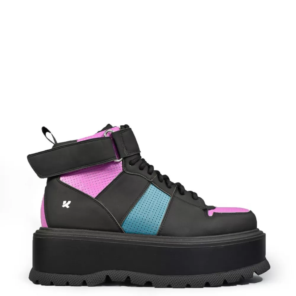 Koi Footwear Platform Shoes< Electro Multicolor