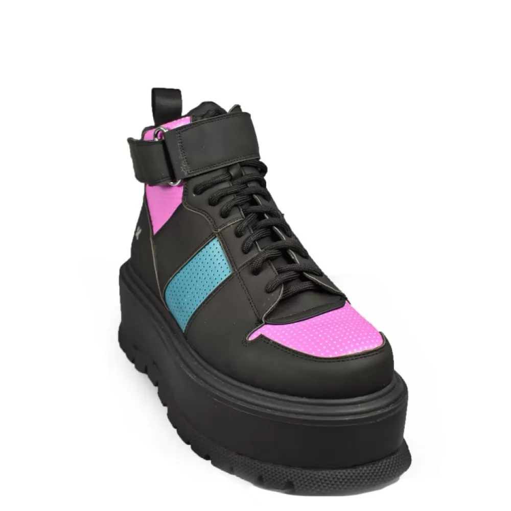 Koi Footwear Platform Shoes< Electro Multicolor