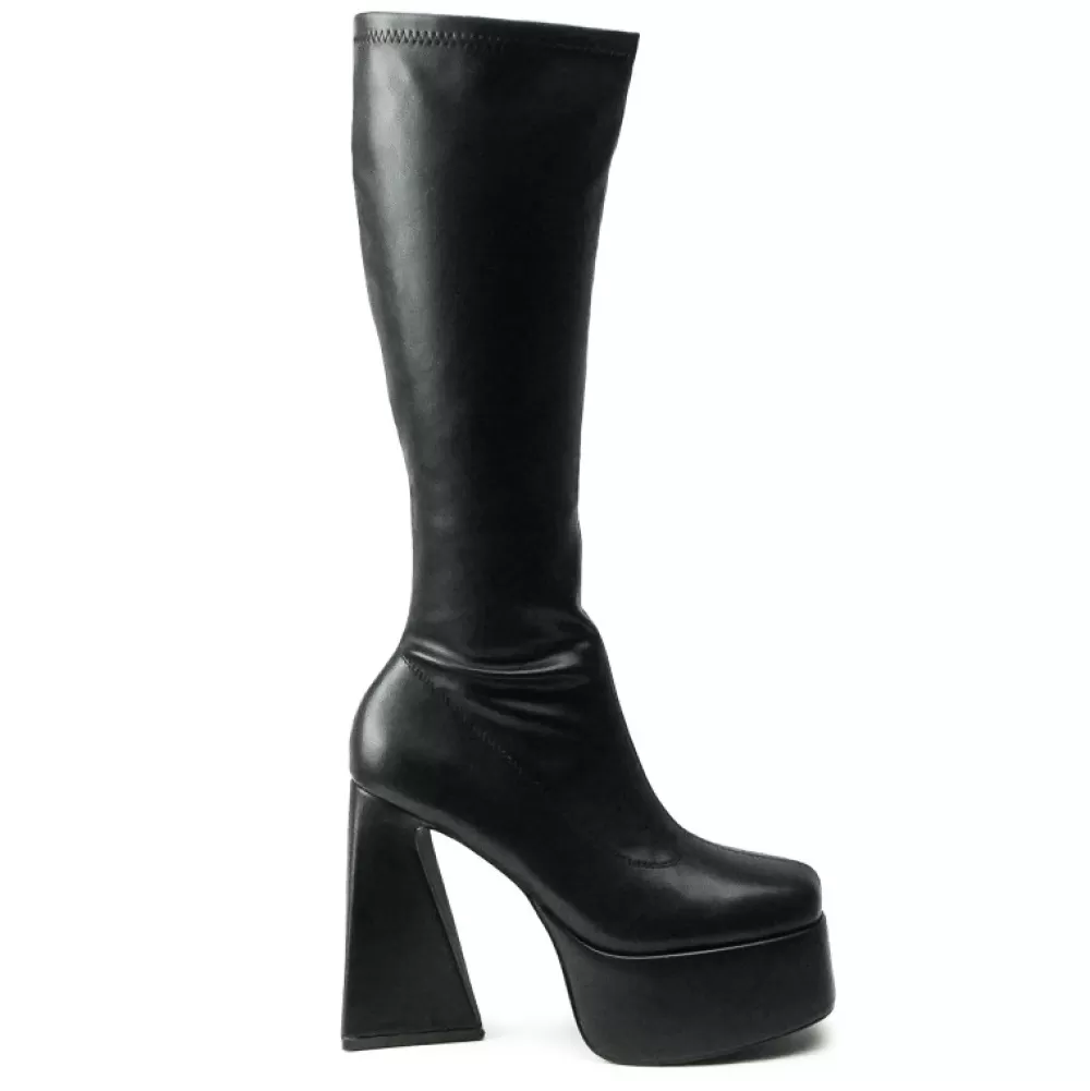 Koi Footwear Knee-High Boots< Mc 21 Black