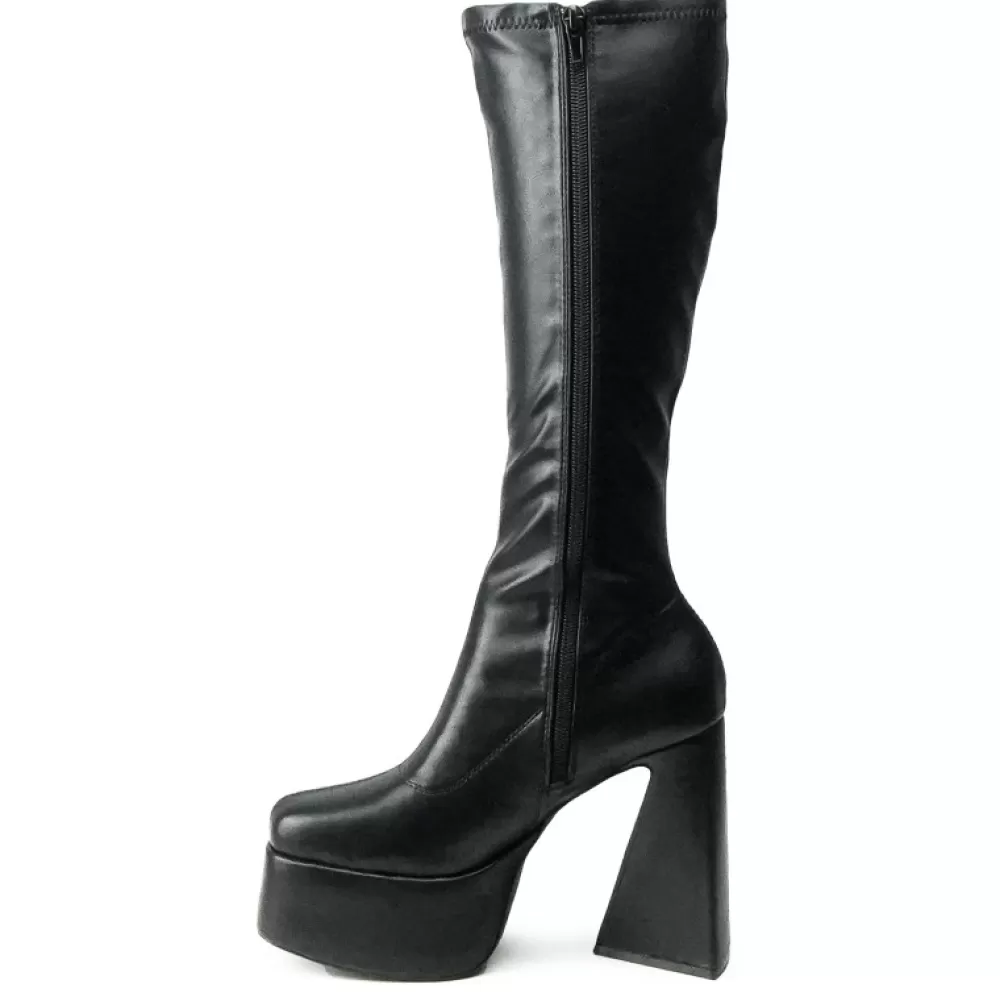 Koi Footwear Knee-High Boots< Mc 21 Black