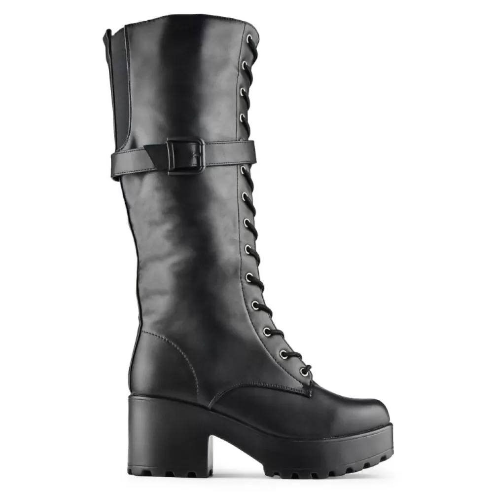 Koi Footwear Knee-High Boots< Nd140 Black