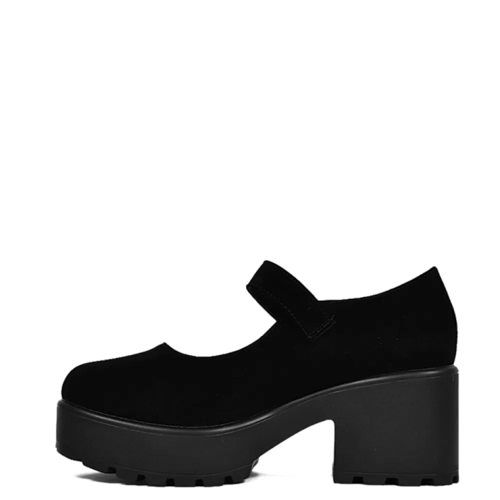 Koi Footwear Platform Shoes< Nd68 Black Suede