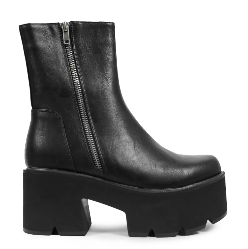 LAMODA Platform Shoes< Lmf 1845 Black