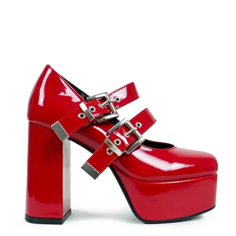 LAMODA Ankle Boots< Lmf 2305 Patent Red