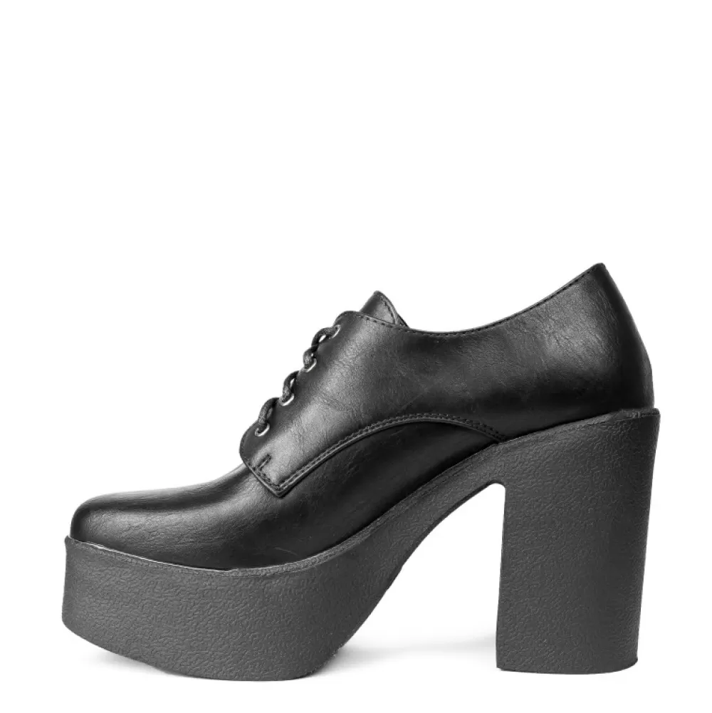 LAMODA Platform Shoes< Lmf 2315 Black