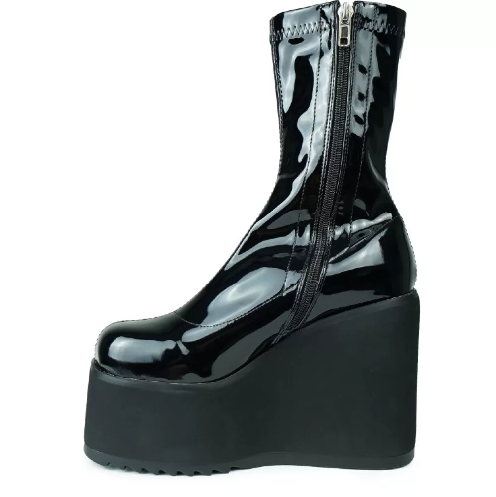 LAMODA Platform Shoes< Lmf 2369 Black