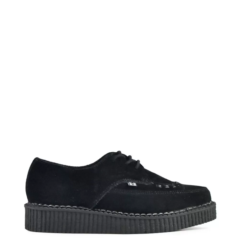 T.U.K. Creepers<Tuk A8138 Black Suede