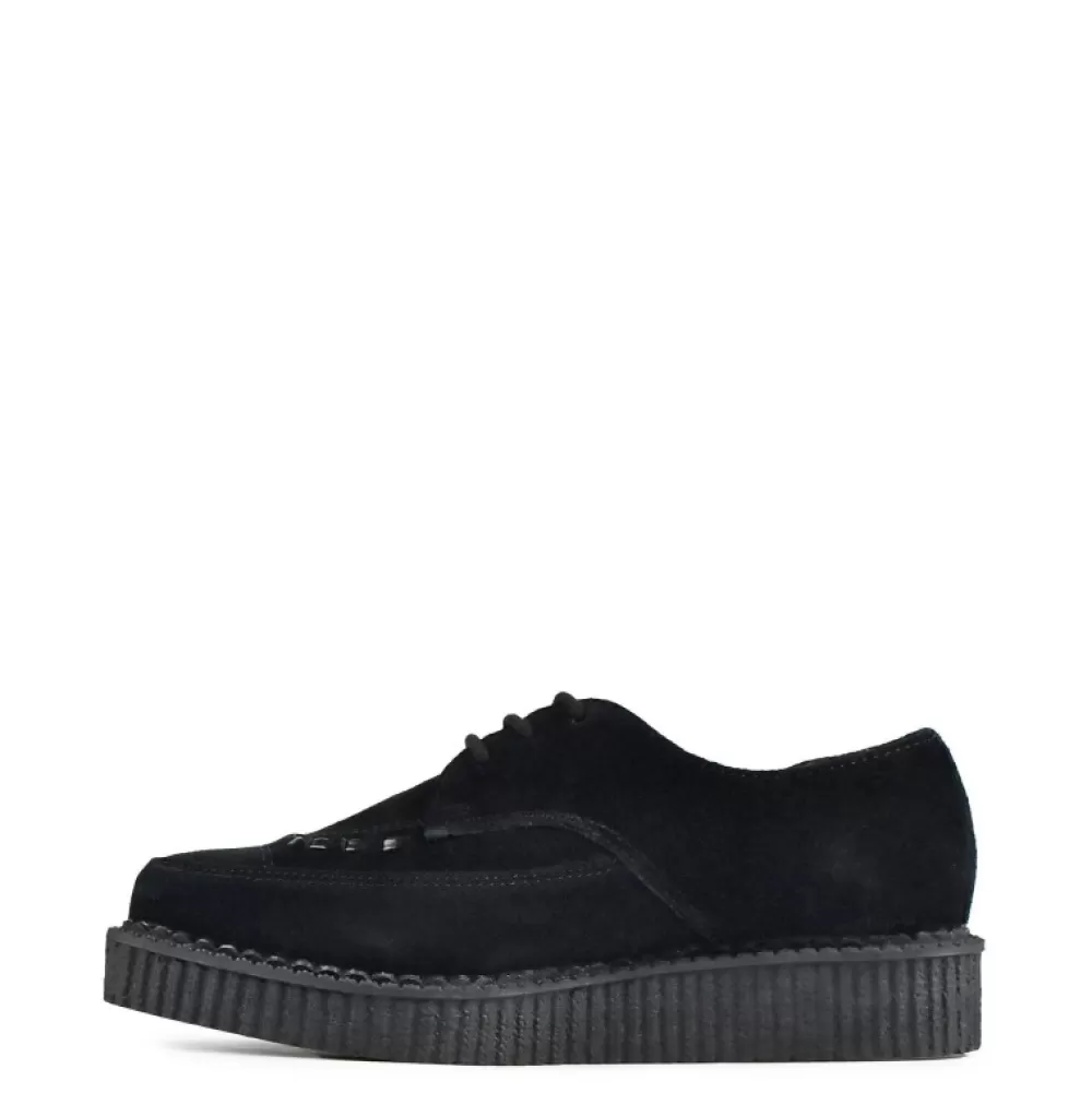 T.U.K. Creepers<Tuk A8138 Black Suede