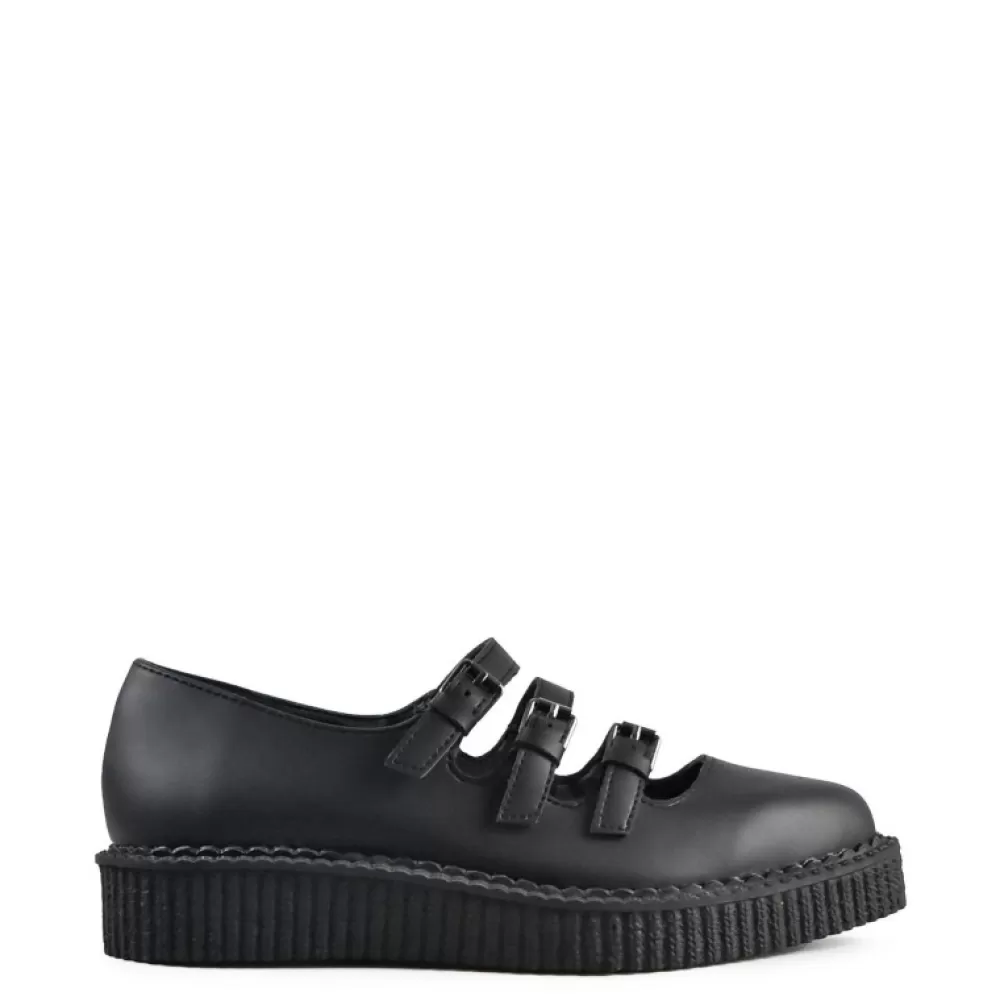 T.U.K. Creepers<Tuk A9733L Black Vegan