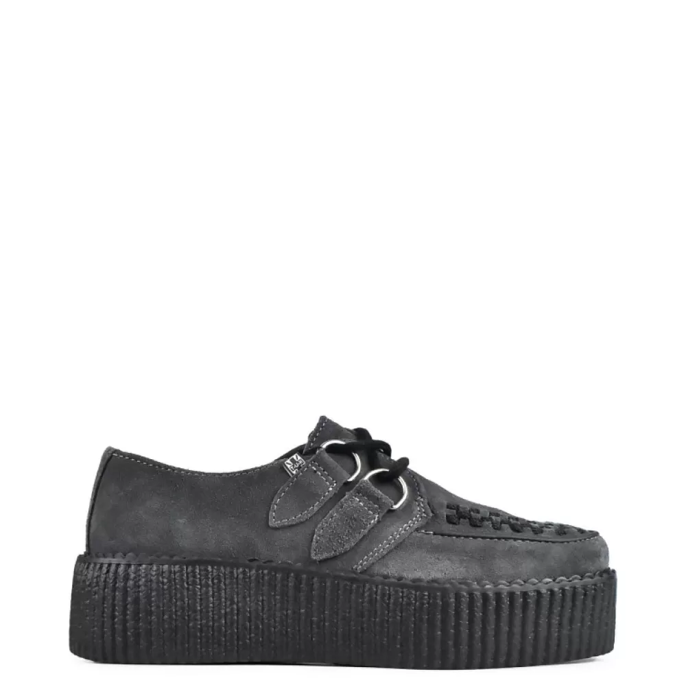 T.U.K. Creepers<Tuk Av9763 Charcoal Suede